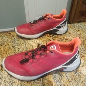Salomon Women's Supercross Contagrip Trail Running Shoes Cerise 409304 Size 9.5